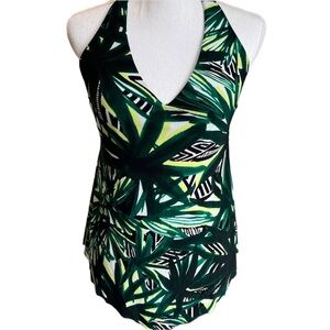 Magicsuit underwire halter tankini sz8